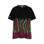 Octopus T-Shirt Fingerz Tee - Black