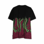 Octopus T-Shirt Fingerz Tee - Black - immagine 3