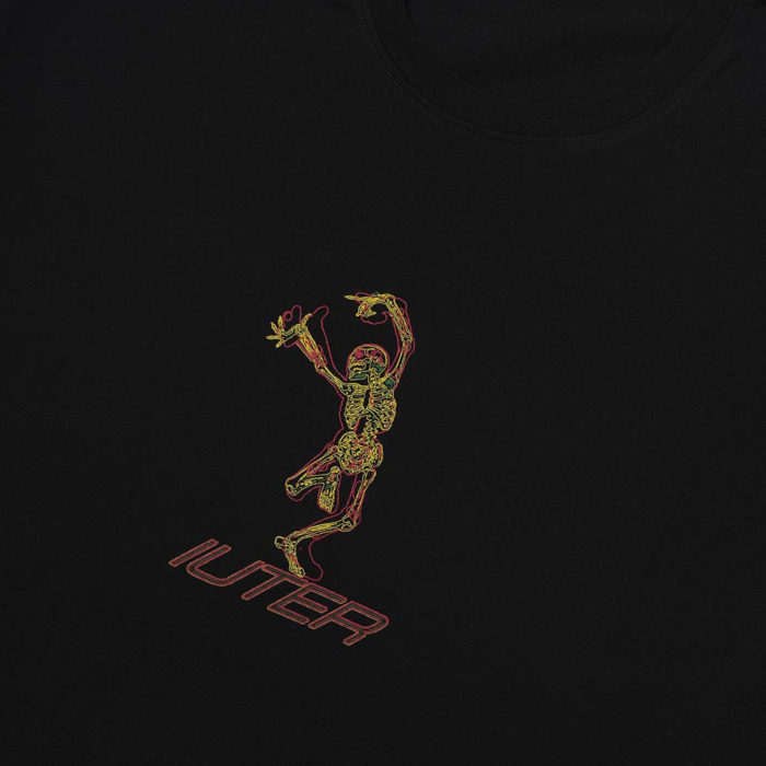 Iuter T-Shirt Skeleton Tee - Black - immagine 4