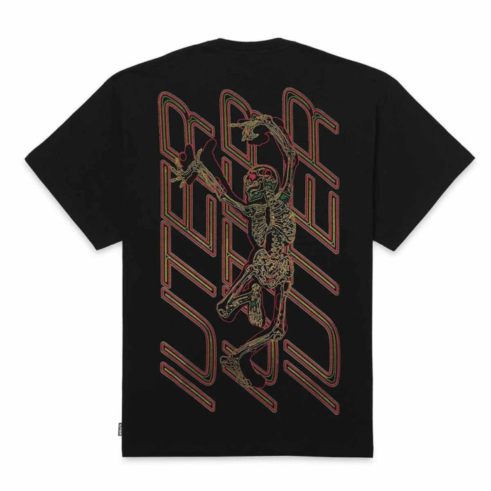 Iuter T-Shirt Skeleton Tee - Black - immagine 2