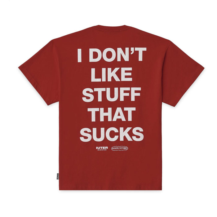 Iuter T-Shirt B&B Knockout Tee - Red - immagine 3