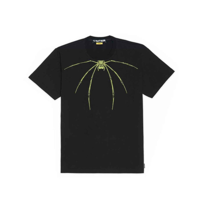 Iuter T-Shirt Widow Tee - Black/Green - immagine 2