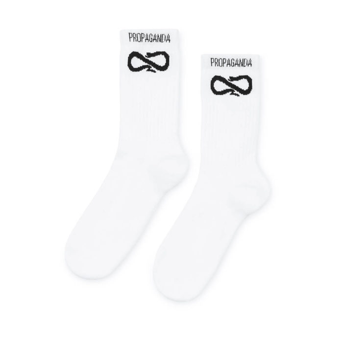Propaganda Logo Socks White - immagine 2