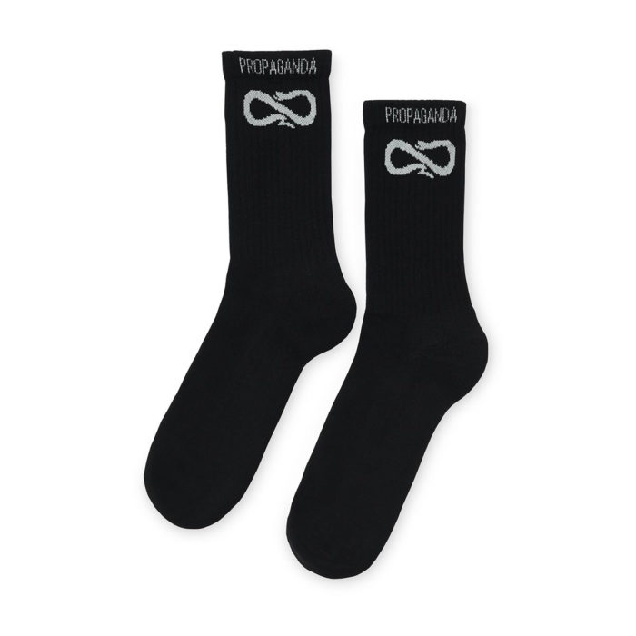 Propaganda Logo Socks Black - immagine 2