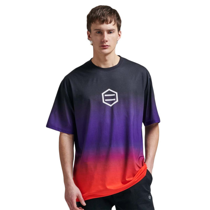 Dolly Noire T-Shirt Gradiend Logo Black & Red - immagine 2