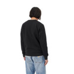 Carhartt Wip Felpa Script Embroidery Sweatshirt Black - immagine 4