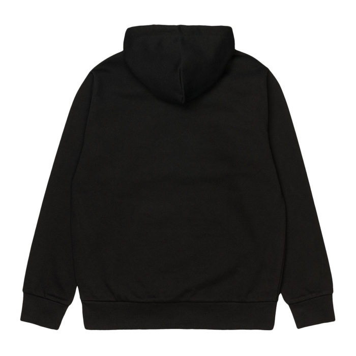 Carhartt Wip Felpa Hooded Script Embroidery Sweatshirt Black - immagine 3