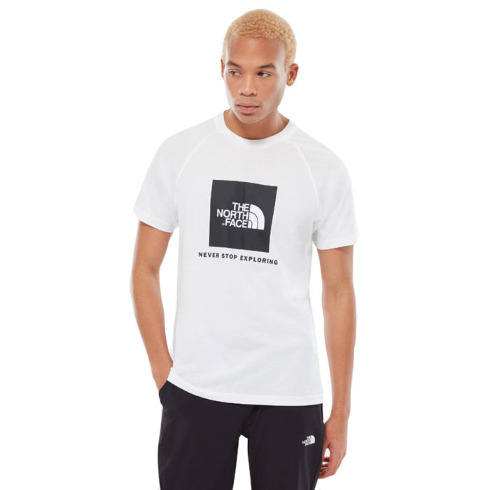 The North Face T-Shirt Raglan Redbox White - immagine 2