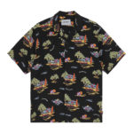 Carhartt Wip Camicia S/S Beach Shirt - Beach Print/Black