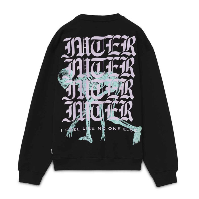 Iuter Felpa Noone Crew Black - immagine 2