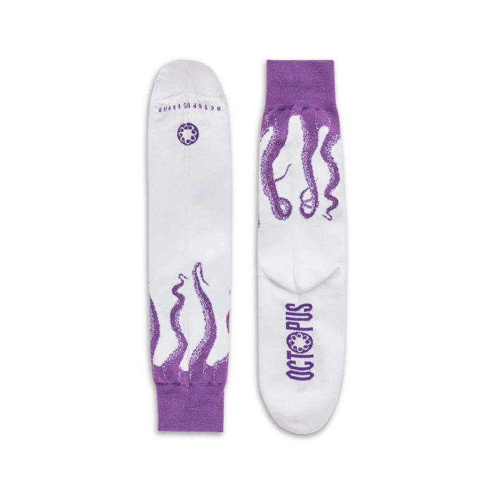 Octopus Calze Socks Original Purple/White - immagine 3