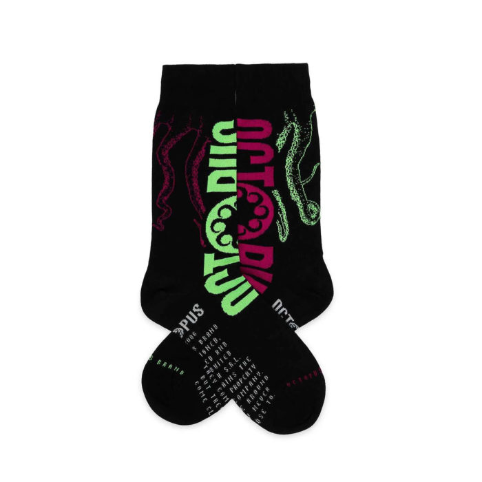 Octopus Calze Logo Socks Black - immagine 3