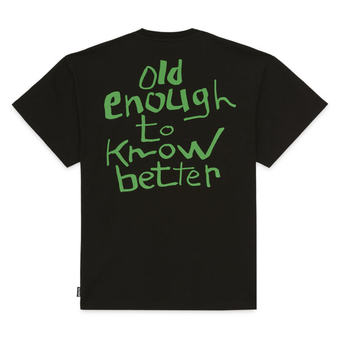 Iuter T-Shirt Know Better Tee Black/Green - immagine 2