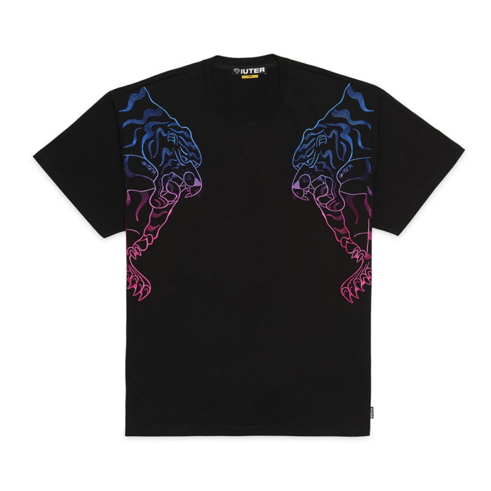 Iuter T-Shirt Double Nepal Tee Black - immagine 2