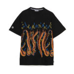 Octopus T-Shirt More Fire Tee Black