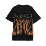 Octopus T-Shirt More Fire Tee Black - immagine 3