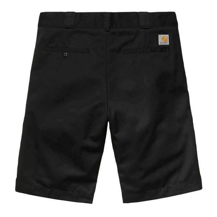 Carhartt Wip Pantaloncini Master Short - Black Rinsed - immagine 2