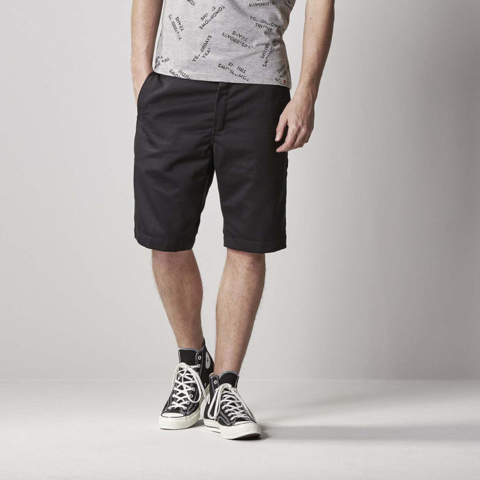 Carhartt Wip Pantaloncini Master Short - Black Rinsed - immagine 4