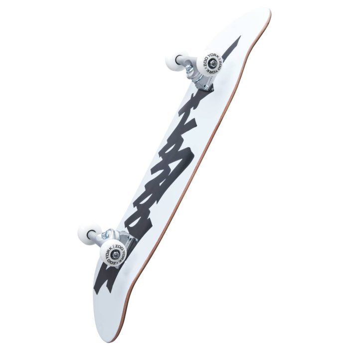 Zoo York OG 95 TAG Complete Skateboard White/BLACK 8" - immagine 3