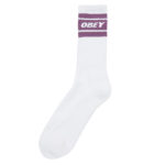Obey Calze Cooper II Socks White/Lavander Silk