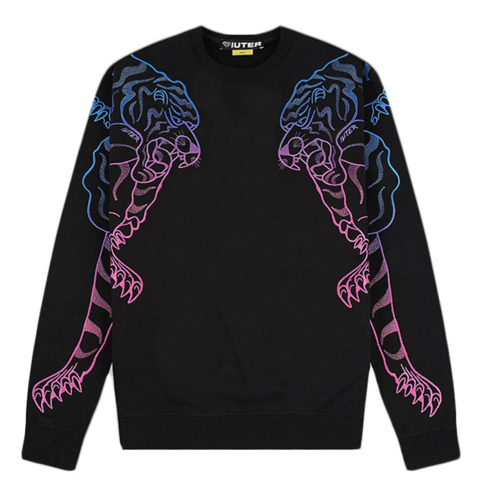 Iuter Felpa Iuter Double Nepal Crew Black - immagine 2