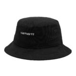 Carhartt Wip Cappello Script Bucket Hat Black/White