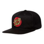 Santa Cruz Cappello Classic Dot Snapback Black