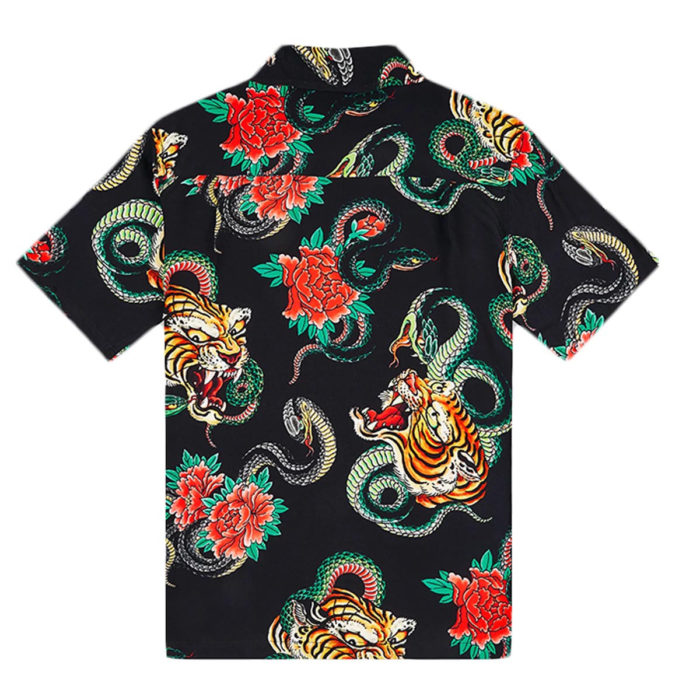 Doomsday Camicia Tigersnake Shirt Black - immagine 3