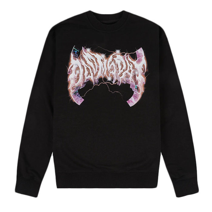 Doomsday Felpa Metalcrhome Crewneck Black - immagine 2