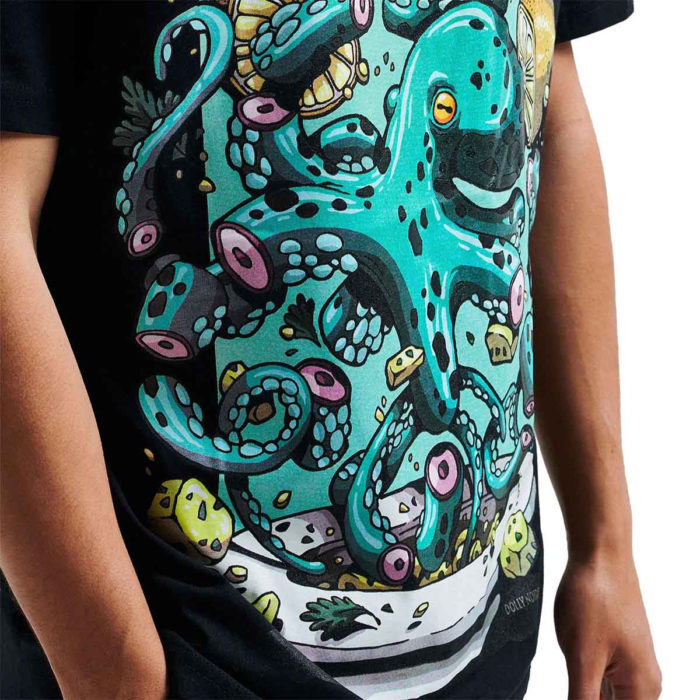 Dolly Noire T-Shirt Insalta Di Polpo Black - immagine 3