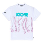 Octopus T-Shirt Blurred Tee White