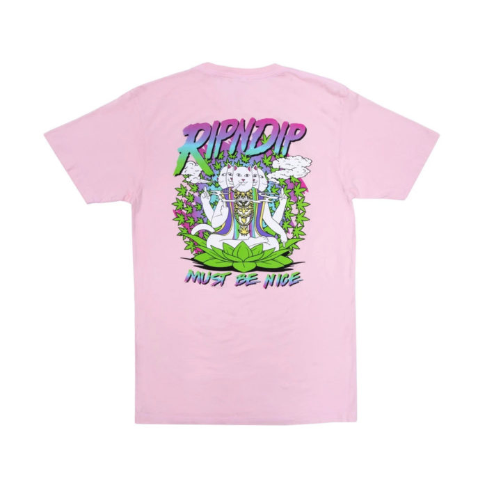 RIPNDIP T-Shirt Chaka Bar Tee Light Pink - immagine 2