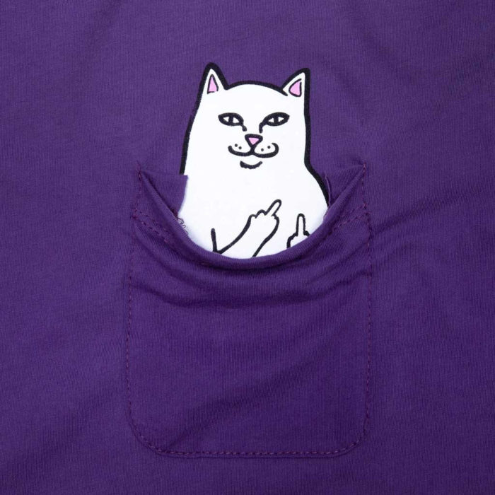 RIPNDIP Lord Nermal Pocket Tee Purple - immagine 3