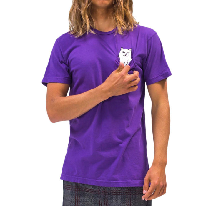 RIPNDIP Lord Nermal Pocket Tee Purple - immagine 4