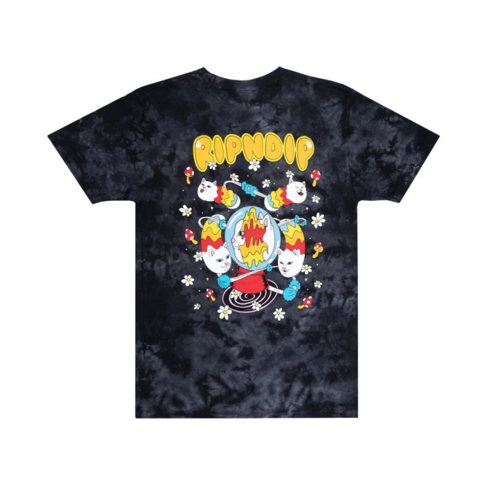 RIPNDIP T-Shirt Space Gravy Tee Black Lightning Wash - immagine 2