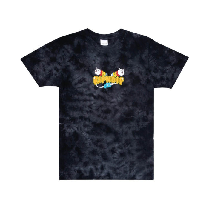 RIPNDIP T-Shirt Space Gravy Tee Black Lightning Wash - immagine 3
