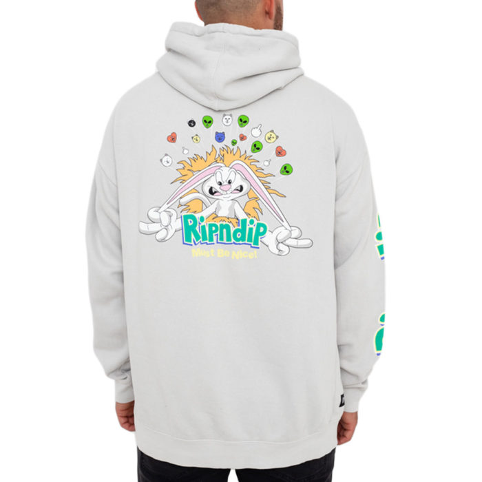 RIPNDIP Felpa Silly Nerm Hoodie Grey - immagine 2