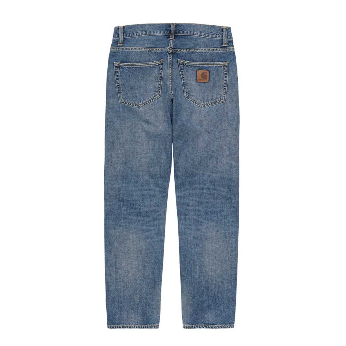 Carhartt WIP Jeans Klondike Pant Blue Mid Used Wash - immagine 2