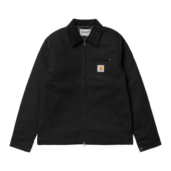 Carhartt Wip Giacca Detroit Jacket (Winter) Black/Black Rigid - immagine 2