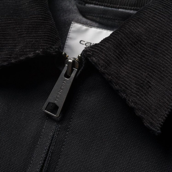 Carhartt Wip Giacca Detroit Jacket (Winter) Black/Black Rigid - immagine 3