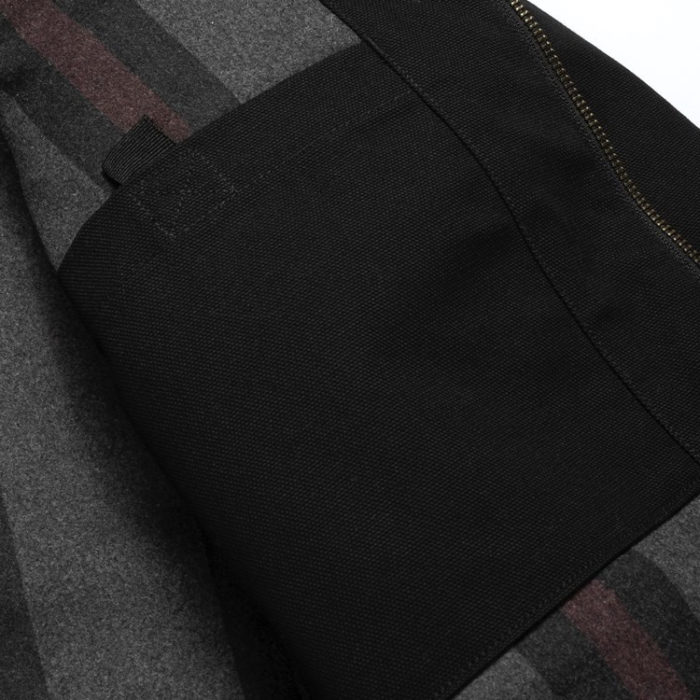 Carhartt Wip Giacca Detroit Jacket (Winter) Black/Black Rigid - immagine 4