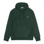 Carhartt Wip Felpa Hooded American Script Sweat Grove