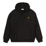 Carhartt Wip Felpa Hooded American Script Sweat Black