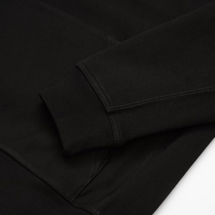 Carhartt Wip Felpa Hooded American Script Sweat Black - immagine 4
