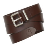 Carhartt Wip Cintura Logo Belt Dark Brown/Silver
