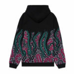 Octopus Felpa Letterz Hoodie Black - immagine 3