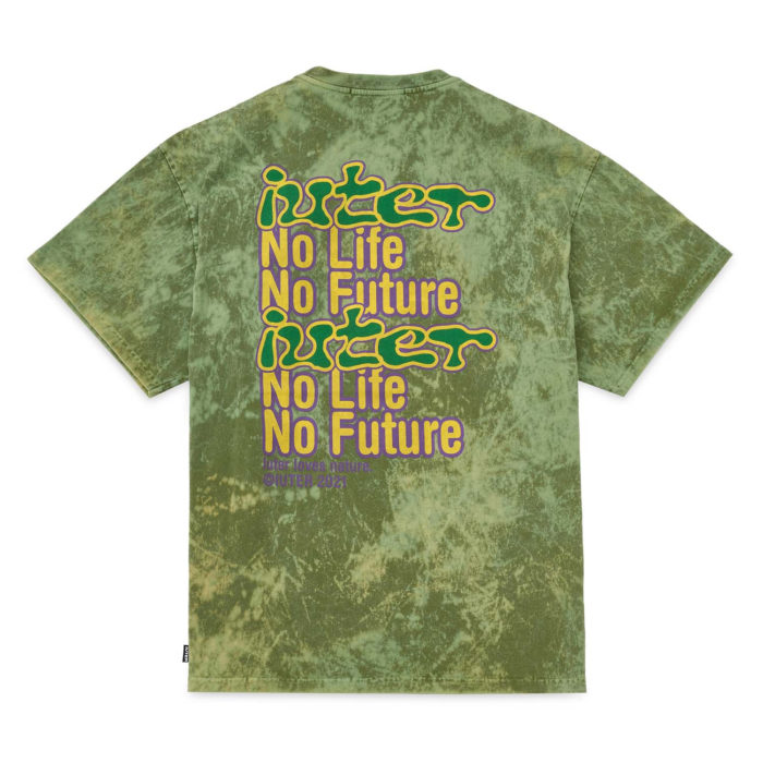 Iuter T-Shirt No Future Tee Army - immagine 2