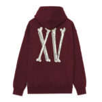 Propaganda Felpa Xv Bones Hoodie Burgundy