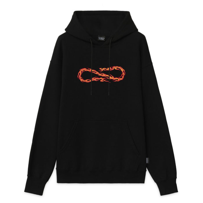 Propaganda Felpa Xv Flame Hoodie Black - immagine 3