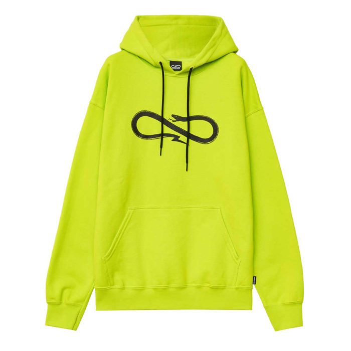 Propaganda Felpa Logo Hoodie Lime - immagine 2
